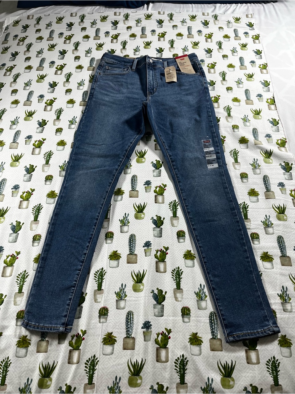 Levi's Skinny Jeans in Medium Blue Wash